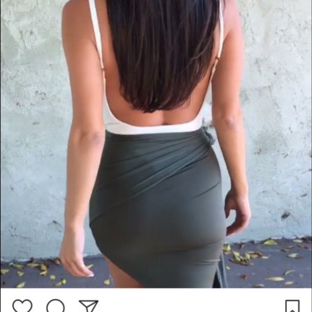 Naked Wardrobe Camo Mini Skirt